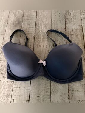 Victoria's Secret Body By Victoria Blue Lined Demi Bra Size 32DDD